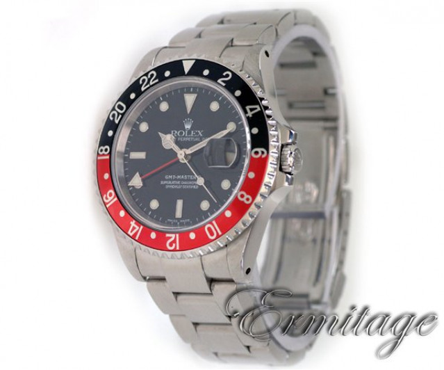 Pre-Owned Rolex Oyster Perpetual GMT-Master II 16710 Year 2001